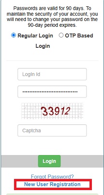 new user registration for satbara